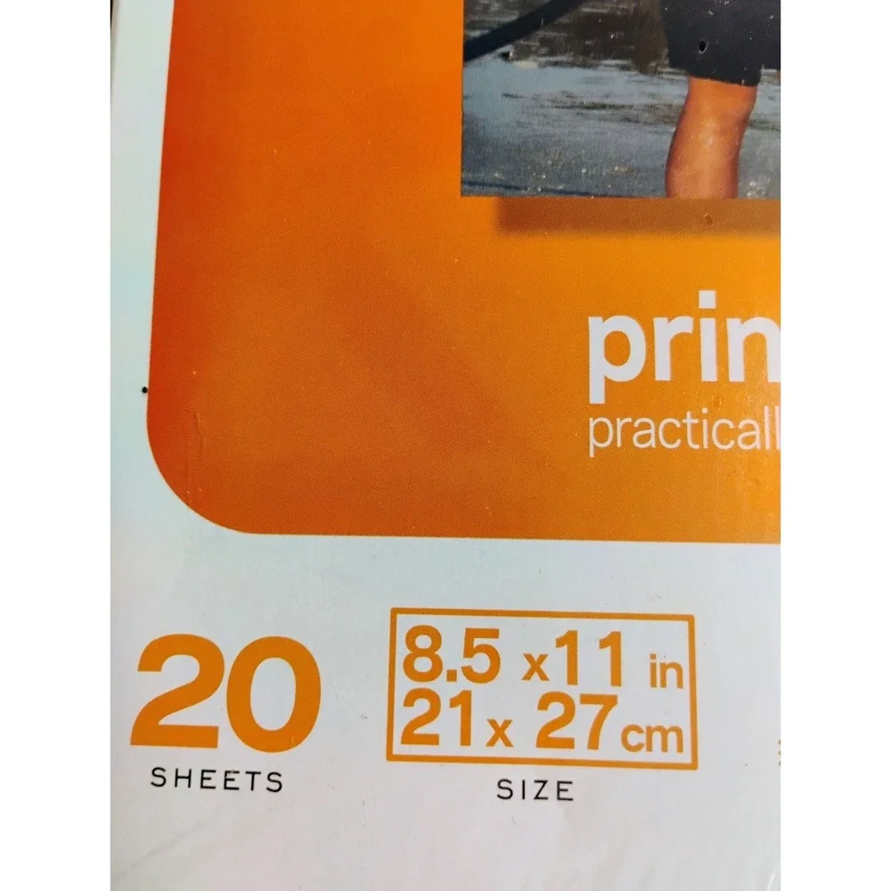 Post-It Picture Paper Matte Non Glare 3M Print Peel Stick 40 Sheets 8.5 x 11